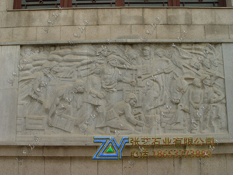 青石人物浮雕壁畫(huà),石雕壁畫(huà)