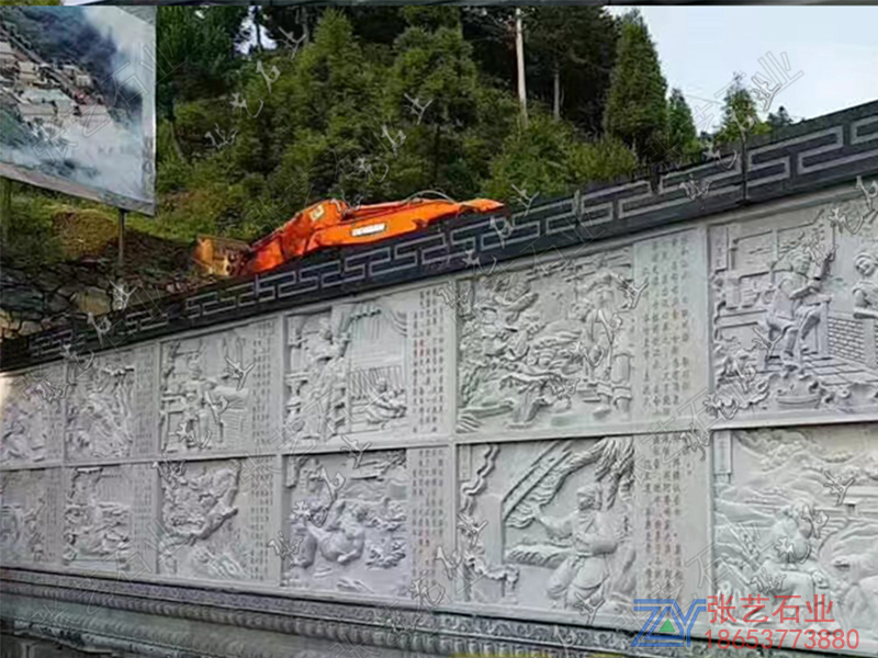 二十四孝浮雕壁畫(huà)文化墻