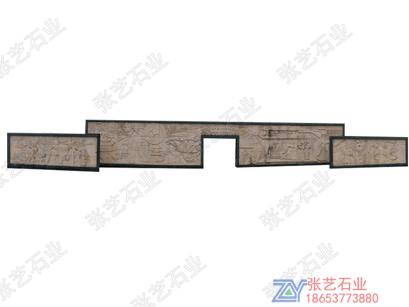 黃砂巖石雕壁畫(huà)加工