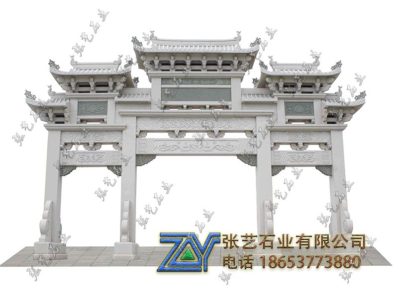 三門(mén)七樓石牌坊加工廠家