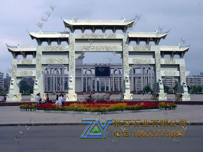 五門(mén)五樓石牌坊
